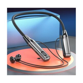 (২০০ ঘন্টা ) 200H Magnetic Neckband Wireless Bluetooth 5.3 Earbuds Long Standby Sports Music Earphones HiFi Sound Headphones Support TF Card Output 200 Hour Playback EVG