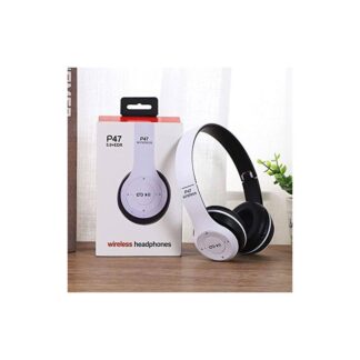 Wireless P47 Bluetooth Headphone With Microphone Foldable Headsets Bass HiFi Sound