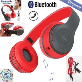 Rifah Wireless Bluetooth Headphone P47 Stereo Earphone With Sd Card Slot - Multicolor - Headphone
