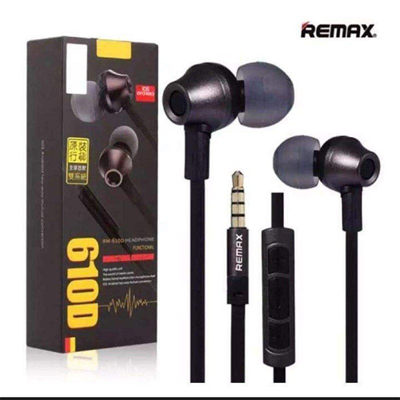 Remax RM 610D In-Ear Headphone - Multicolor