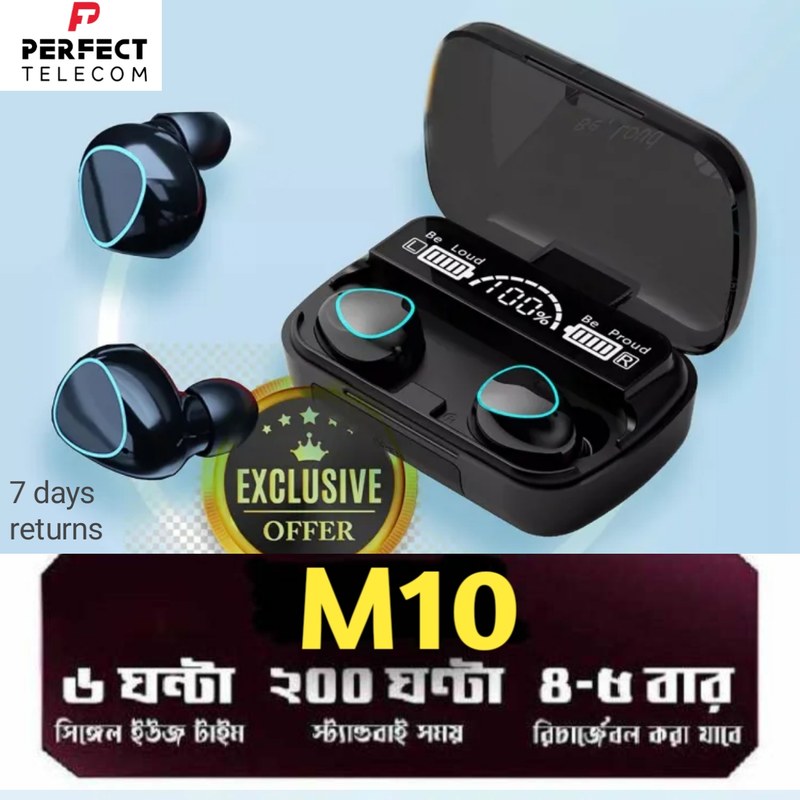 Original M10 Bluetooth Wireless headphone Premium Quality