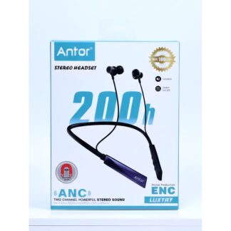200H Neckband Antor Luxury Wireless Earphone Bluetooth 5.4 Voice Change magnetic On/Off Type C port