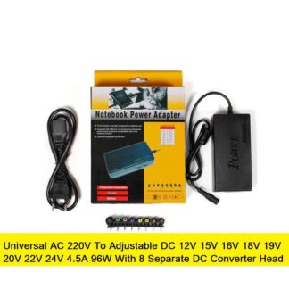 Universal Laptop Charger Power Adapter 12/15/16/18/19/20/24V 5A