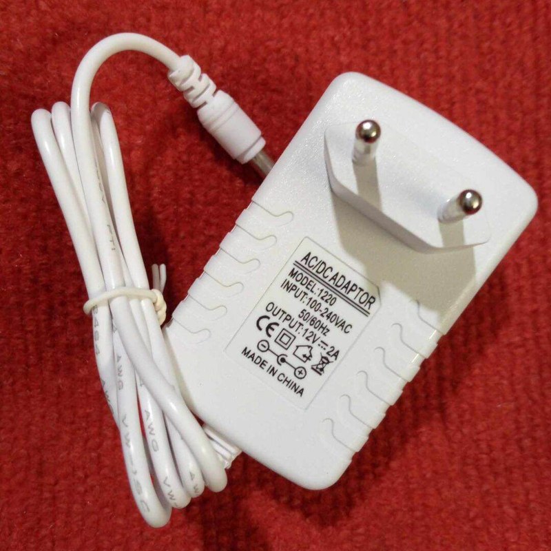 12V 2A White AC 220V To DC 12V 2A Power Supply Adapters Chargers 12V 2Amp Chargers Adaptors - Multi Plug