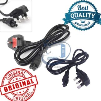 Laptop Adapter/Charger Power Cable 3 Pin Fuses