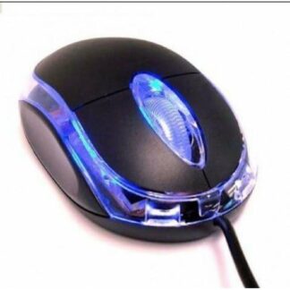 A4Tech Black 3-button 3d USB 800 Dpi Optical Scroll Mice Mouse W/ Blue / Red Leds For Notebook Laptop Desktop - Computer Peripherals