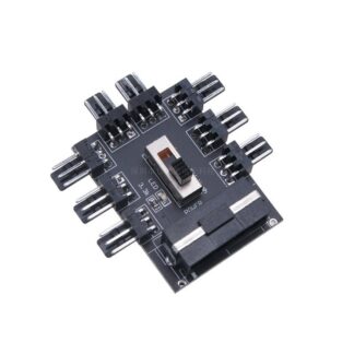 Computer Case Fan HUB Hub 8-way 3-pin Controller 8-way Multi-way PWM Governor Temperature Control IDE Computer Peripheral