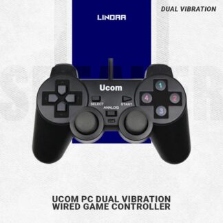 UCOM PC Dual Vibration Wired Game Controller Gaming Joypad Joystick USB Gamepad Joystick Gamepad Joypad For Win7/ XP For PC Laptop Vibration Gamepads