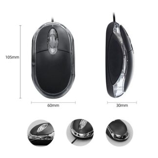 Office Computer Peripherals Mini For Computer For Laptops 1000DPI Wired Mouse USB Optical Mouse Game Mice Gaming Mouse