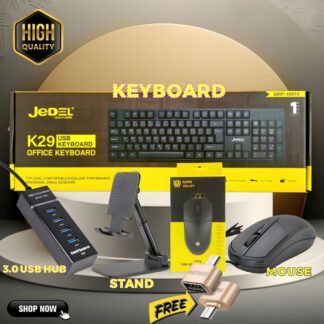 5 item computer desktop accessories package