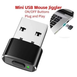 Mini Undetectable Mouse Jiggler ON/OFF Buttons USB Port Mouse Automatic Mover 3-Mode Anti Sleep Simulate Mouse Movement Computer Peripherals