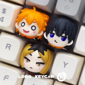 Haikyuu!! Hinata Shoyo Kuroo Tetsurou Anime Peripherals Personalized Cartoon Keycaps Keyboard Computer Peripheral Accessories