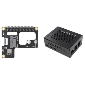 X1000 SSD Expansion Board+Metal Case for 5 PCIE to M.2 NVMe 2242-2230 PCIe Peripheral Board Parts Accessories