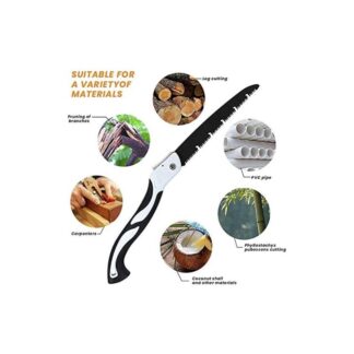 Folding Saw Heavy Duty Portable Extra Blade Hand Saw For Wood Camping, Dry Wood Pruning Gardening pruning Saw With Hard Teeth
