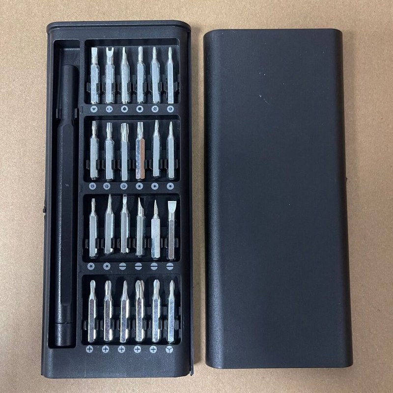 24 in 1 Magnetic Multi-purpose Precision Screwdriver Set disassembling laptop and millet mobile phone repair tool Aluminium S2 Steel Repair Tool