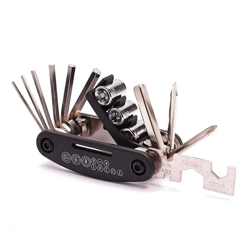 16 in 1 Multi-Functional Bike and Bicycle Repair Tools