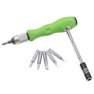 32 in 1 Precision Interchangeable Screwdriver Set Mini Electronic Screwdriver Bits Multi-size screw head Repair Tools Set - green