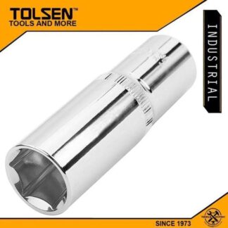 TOLSEN Deep Socket Wrench 1/2" Drive (16mm) Industrial Grade 16566