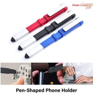 Portable Multitool Pen-Shaped Phone Holder with Screwdriver Sets