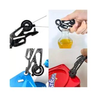 â 18-in-1 Super Card Fish Shape Stainless Steel Multi-Function Keychain - Credit Card Size Promotional Gift