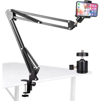 YIYANT Overhead Tripod Mount Articulating Arm,Cell Phone Holder,  Arm Stand Accessory for Video Recording Live