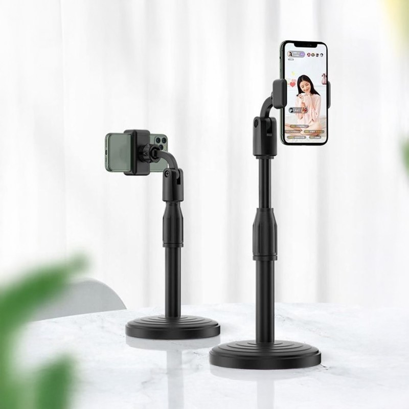 360 Rotate Desktop Mobile Phone Holder Stand for Live Streaming YouTube TikTok