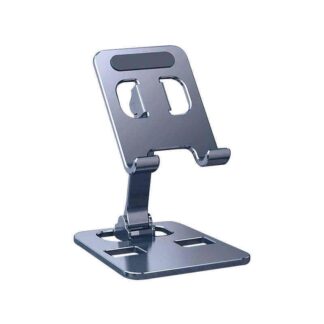 New Foldable 360 Rotary Bracket Aluminum Alloy Desktop Flat Universal Mobile Phone Bracket