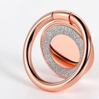 Fashion Bling Finger Ring Phone Holder Back Sticker Stand Mobile Phone Accessories Portable Ring Bracket for  iPhone 14 15