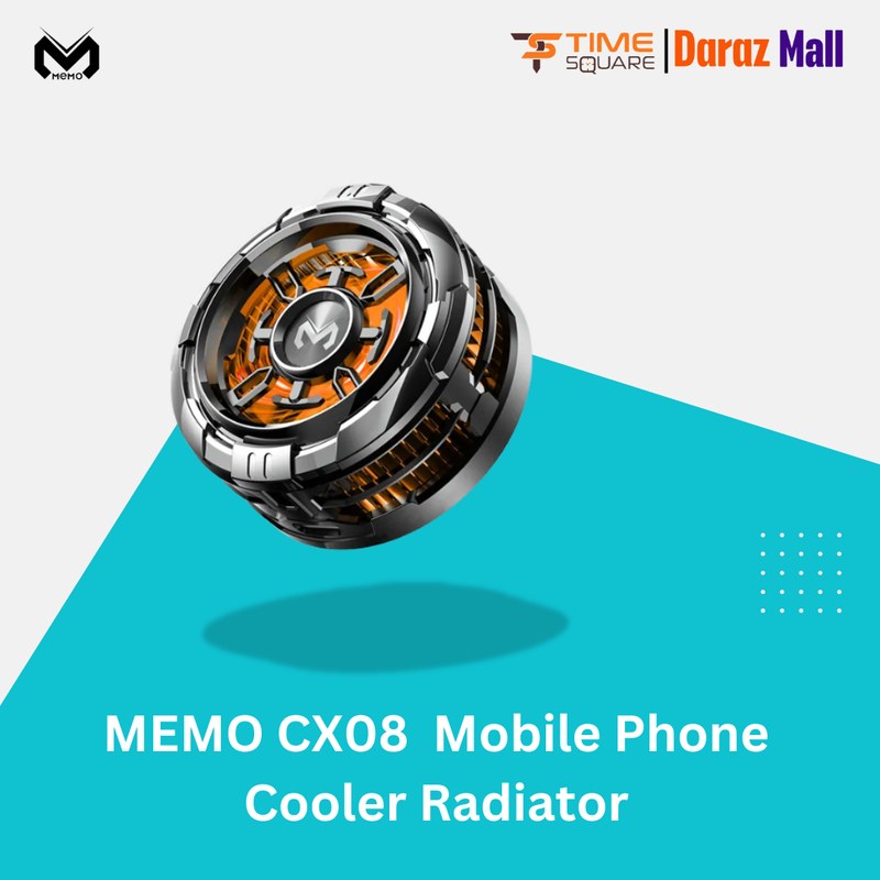 MEMO CX08 High-Power Strong Cooling Semiconductor Mobile Phone Cooler Radiator with Magnetic Attachment Clamp- Time Square