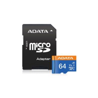 Adata 64GB Micro SD - Fast and Longible - Class-10 Adapter Bus Type UHS-I DIMENSION - Compact and Fast Storage Solution