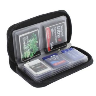 22 Slots Memory Card Bag CF/SD Card Holder Case Memory Card Storage Wallet Box for CF/SD/Micro SD/SDHC/MS/DS Game Camera SD Card