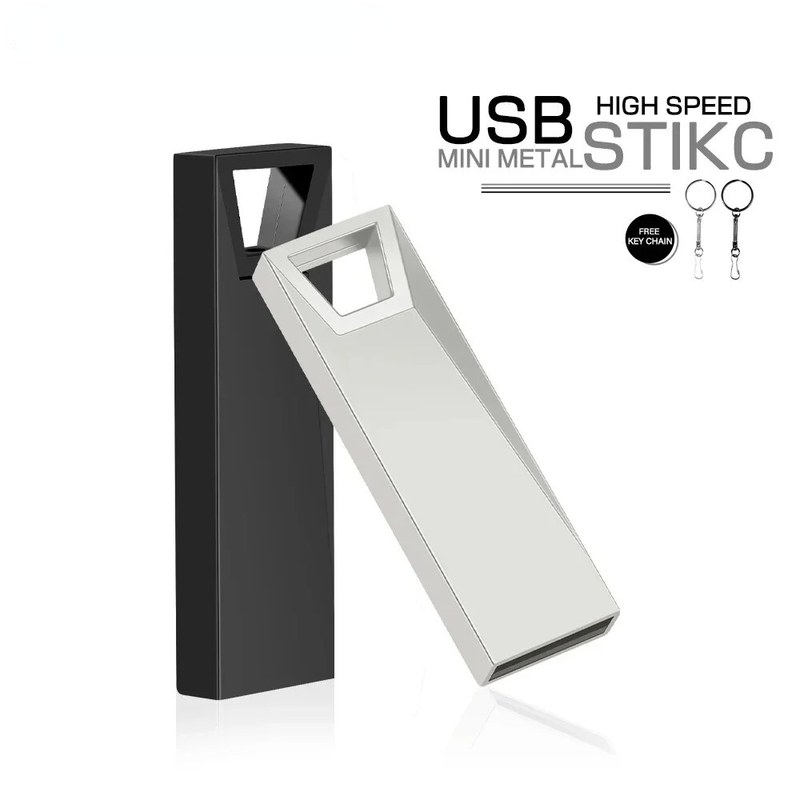 AIVIPLUS Mini Pen Drive 64GB High Speed USB Flash Drives 32GB Black Memory Stick Pendrive Key Chain Storage Devices U Disk