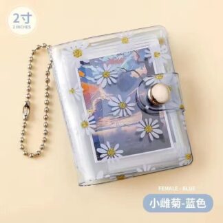 Mini Album Keychain Photo Storage Interstitial Pocket Keyring Lover Memory Gift