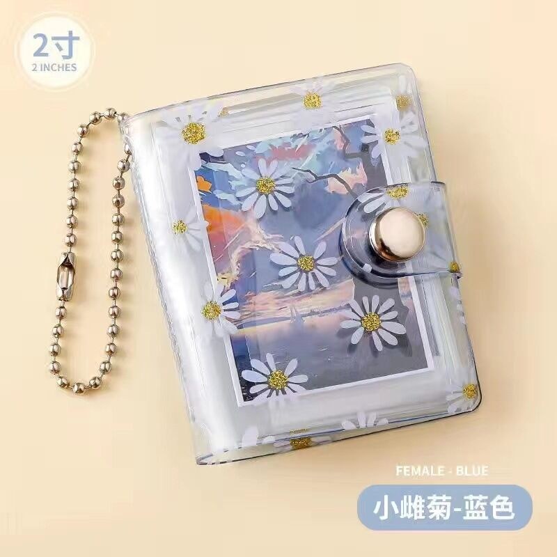 Mini Album Keychain Photo Storage Interstitial Pocket Keyring Lover Memory Gift