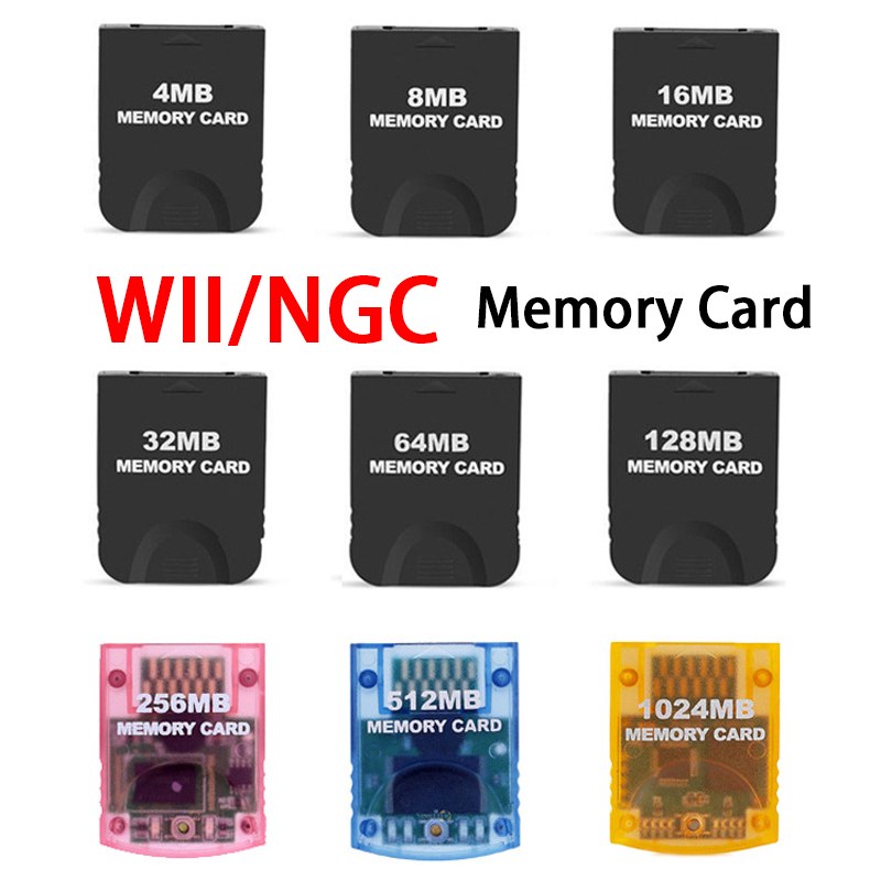 Premium WII/GC/NGC/GameCube Memory Card WII Game Card GameCube Game Storage Card up to 1024MB