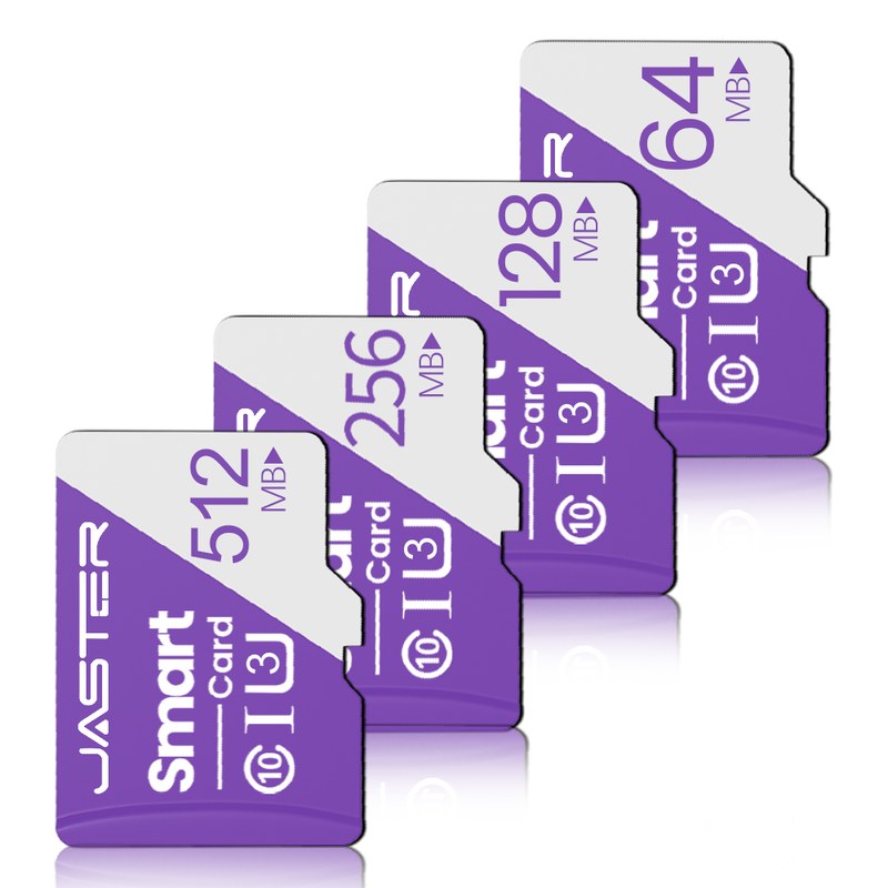 Small capacity Memory Card High Endurance Video Monitoring TF Card 64MB 128BM 256MB 512MB Purple SD card Actual capacity